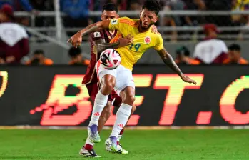 Luis Javier Suárez es uno de los delanteros colombianos que mejor proyección tienen en el fútbol de Europa. FOTO: AFP