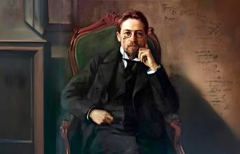 Anton Chéjov. Fotografía de Osip Braz, 1898. Colección: Tretyakov Gallery.