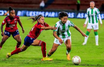 Atlético Nacional ha mostrado compromiso con el fútbol femenino y continúa firme con su proceso. De DIM se espera que mantenga la Alianza con el Club Molino Viejo que le dio buen resultado en 2023. FOTO JAIME PÉREZ