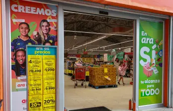 Tiendas Ara alcanzó ventas por $8,5 billones en el primer semestre de 2026, abrió 64 nuevos puntos de venta y elevó su red a 1.708 tiendas en Colombia. FOTO Manuel Saldarriaga