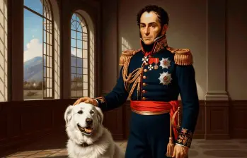 Nevado, el perro de Simón Bolívar