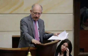 Ortega aseguró que ya habló con Germán Vargas Lleras, cacique del partido, tras su llegada al Senado. Reconoció que tendrán otra conversación, incluyendo a la bancada. FOTO: Colprensa