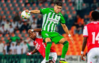 Sebastián Guzmán, el volante tolimense que se afianza en Atlético Nacional. FOTO MANUEL SALDARRIAGA