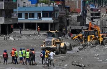 Hasta ahora, Colombia no reporta connacionales afectados por la emergencia en Nepal. FOTO: AFP