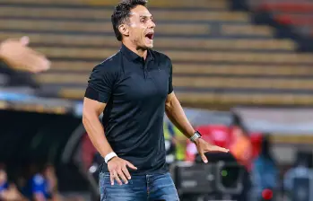 Lucas González busca gestionar la plantilla de Nacional de la manera más eficiente para bien del equipo. FOTO MANUEL SALDARRIAGA