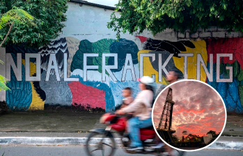 Operación petrolera en Sucumbíos donde Ecuador logró extraer crudo mediante fracking por primera vez en su historia. FOTO COLPRENSA Y GOBIERNO DE ECUADOR. 