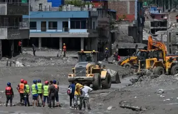 Hasta ahora, Colombia no reporta connacionales afectados por la emergencia en Nepal. FOTO: AFP
