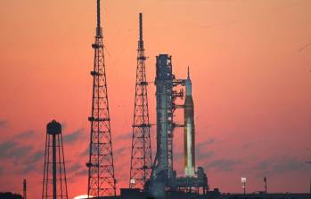 El cohete de la misión Artemis II se lanzará este miércoles, 1 de abril. FOTO: Getty