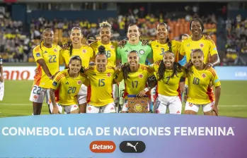 La Selección Colombia mantuvo su posición luego de la triple fecha de la Liga de Naciones Conmebol. Foto: Juan Antonio Sánchez Ocampo.