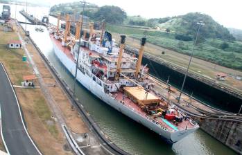 La sequía ha dificultado la operación del Canal de Panamá este año. FOTO archivo