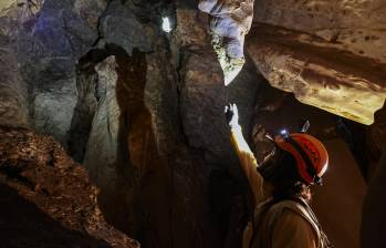 La caverna El Guardián es un sistema kárstico de 70 metros y cuatro niveles articulados en un monolito de mármol. FOTOS ManuelSsaldarriaga 