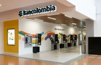 Con un 38 %, Bancolombia es la entidad con más cajeros electrónicos en el país. FOTO: Cortesía de Bancolombia