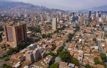 Descripción: Medellín, panorámicas de la cuidad, ordenamiento territorial y aspecto durante la cuarentena por el coronavirus. Personajes: . Fecha de evento: 16/04/2020. Foto: Manuel Saldarriaga Quintero