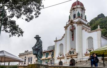 En Fredonia también se presentó un hostigamiento a la Fuerza Pública. FOTO JUAN ANTONIO SÁNCHEZ
