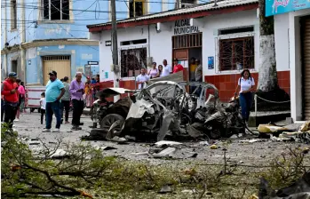 La escalada terrorista del pasado 10 al 12 de junio en Valle y Cauca, puso en entredicho la política de seguridad basada en mesas de paz. FOTO afp