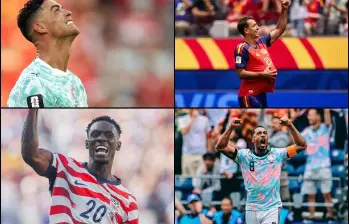 Cristiano Ronaldo, Miker Oyarzabal, Folarin Balogun y Youri Tielemans marcaron en dieciseisavos de final. FOTOS: X Selecciones