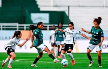 El elenco vallecaucano jugó tres series de penaltis en el torneo continental disputado en Argentina. Foto: Tomada del x de @LibertadoresFem