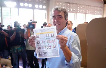 El candidato antioqueño Sergio Fajardo durante uno de los debates. Foto: Cortesía