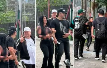 El cantante Nelson Velásquez se presentó en la cárcel de Itagüí. Foto: redes