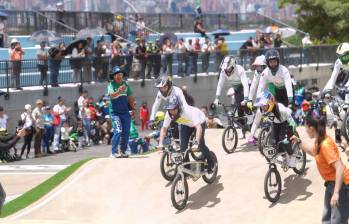 La nueva pista de BMX Mariana Pajón fue entregada este jueves por la Alcaldía. FOTO: Cortesía Alcaldía de Medellín
