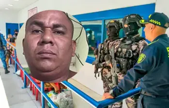 Digno Palomino y ‘Negro Ober’ están entre los capos de la extorsión que serían considerados para los ‘buques cárcel’ impulsados por el Gobierno de Abelardo de la Espriella. FOTO: Policía, Abelardo de la Espriella.