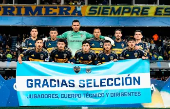Álvaro Montero y Sebastián Villa fueron titulares en Boca por Copa Sudamericana ante O’Higgins. FOTO: X Boca Jrs