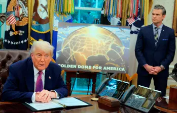 Estados Unidos construirá una Cúpula Dorada para protegerse. FOTO: Getty