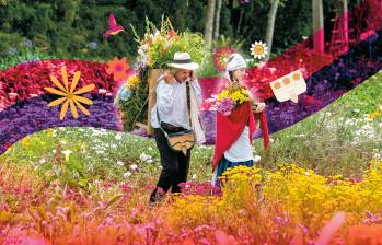 Los silleteros es la tradición más importante de esta fiesta. El desfile está programado para el 11 de agosto. FOTO el colombiano