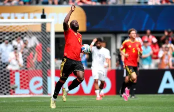 Romelu Lukaku impactó con su entrada en el equipo belga. FOTO: GETTY