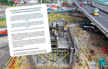 Las obras del metro de Bogotá, entre las afectadas por la novela del Presupuesto 2024 en Colombia. FOTO X @MetroBogota