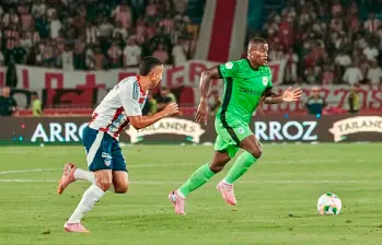 Atlético Nacional recibirá al Junior de Barranquilla en Ditaires, por la fecha tres de los cuadrangulares semifinales. Foto: Redes @nacionaloficial