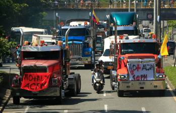 Una semana duró el último paro camionero que vivió el país. FOTO: Camilo Suárez