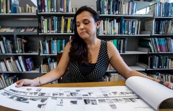 Diana María Bustamante es profesora de arquitectura en el Colegio Mayor de Antioquia y en la Universidad Nacional. FOTO jaime pérez.