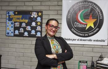 Dámara busca que la terminal sea un lugar cercano a la comunidad. Hoy ofrece clases de aeróbicos, así como otros espacios de socialización. FOTO JAIME PÉREZ