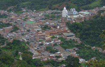 Panorámica del municipio de Betulia, en el Suroeste de Antioquia. FOTO ARCHIVO EL COLOMBIANO.