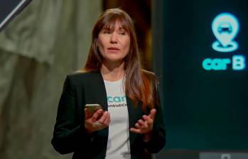 Así fue la participación de Zulma Guzmán en Shark Tank Colombia. FOTO: Captura de video 