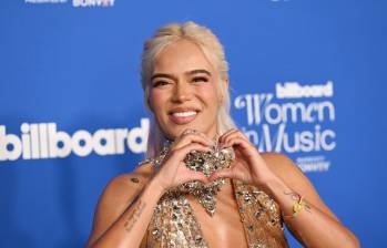 La artista asistió a la entrega de los premios este miércoles 6 de marzo en el Youtube Theatre de Hollywood Park. Foto: Getty