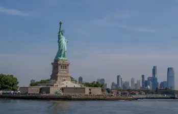 La Estatua de la Libertad está ubicada en la isla Bedloe, llamada ahora Isla de la Libertad, sobre el río Hudson, entre Nueva York y Nueva Jersey. FOTO: Juan Antonio Sánchez