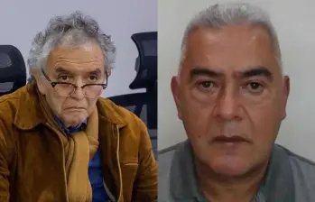 Jorge Lemus, exdirector de la DNI, y el señalado contrabandista Diego Marín, conocido como Papá Pitufo. Fotos: redes