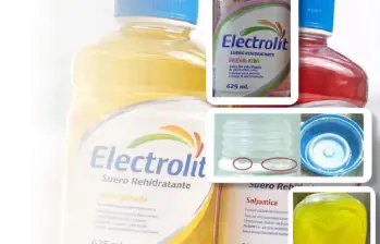 El Invima alertó sobre falsificación de Electrolit en Colombia. FOTO: Cortesía Invima