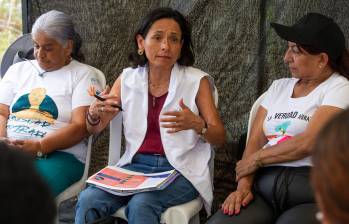 Luz Marina Monzón es directora de la Unidad de Búsqueda de Personas Dadas por Desaparecidas, entidad que surgió del Acuerdo de Paz junto a la JEP y la Comisión de la Verdad. FOTO esneyder Gutiérrez