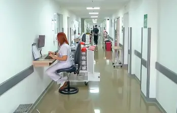 Este mes, el Hospital Alma Mater le cortó los servicios a la Nueva EPS, por una deuda de $53.878 millones. FOTO Captura de video