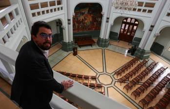 Roberto Rave Ríos, director del Instituto de Cultura y Patrimonio de Antioquia. FOTO Manuel Saldarriaga 