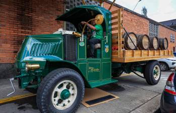 El Mack 1919 encabeza el lote de carros “utilitarios”, a los que este año se les rinde homenaje en el Desfile de Autos Clásicos y Antiguos. FOTO Manuel Saldarriaga Quintero