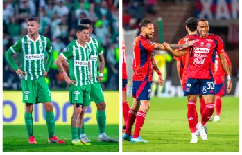 Nacional dejó dudas ante el Pereira, lo que aumentó la desconfianza de sus hinchas antes de los playoffs, mientras que el DIM se aferra al milagro de la clasificación. FOTOS JUAN ANTONIO SÁNCHEZ