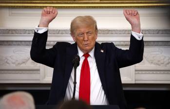 Meses atrás el presidente Trump afirmó estar en buen estado de salud tras un chequeo médico. Foto: Getty Images