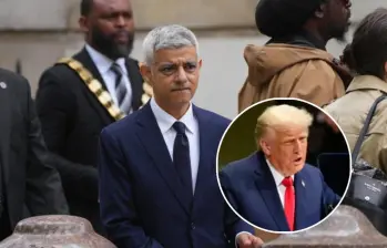 Sadiq Khan, alcalde de Londres, respondió ante las acusaciones que hizo el presidente Donald Trump durante su intervención de más de una hora en la Asamblea General de la ONU con respecto a su gestión en la capital británica. Imagen: AFP. 
