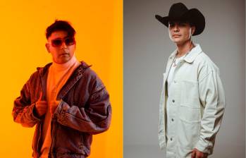Armando Romé y El Meke, dos artistas que hacen sus carreras desde Medellín. FOTO Cortesía