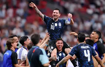 Lionel Messi está respaldado por un grupo que marca la diferencia por su carácter competitivo. FOTO @Argentina