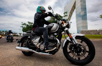Royal Enfield es la marca de motos más antigua en producción continua del mundo. A Colombia llegó hace 9 años. Foto Esneyder Gutiérrez.